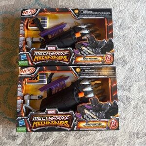 Nerf Marvel MechStrike MechSnaurs Black Panther Blaster - Black, Purple, Orange